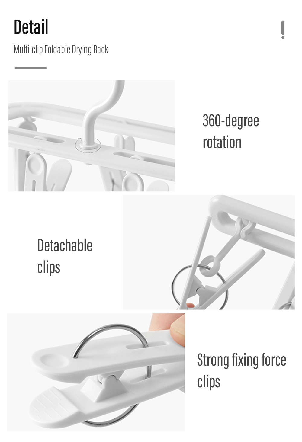 Multi-clip Foldable Drying Rack-7